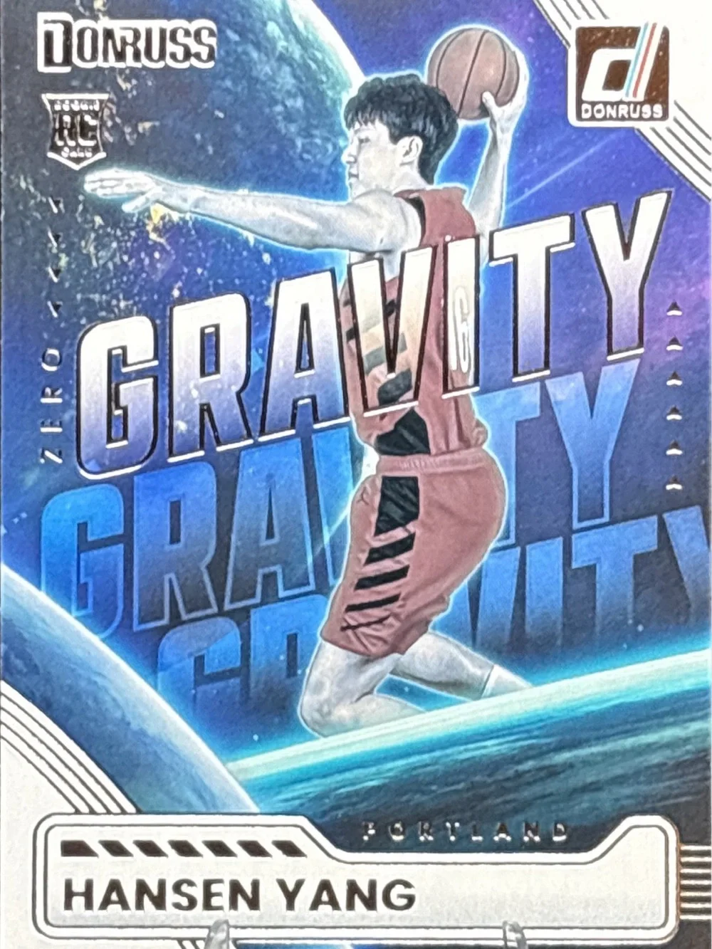 Panini Gravity Hansen Yang Rookie Basketball Card